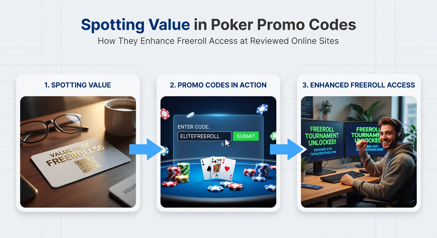 Poker Promo Codes und Freeroll Zugang auf geprüften Plattformen